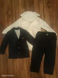 Marynarka garnitur spodnie 86 z body dla dziecka