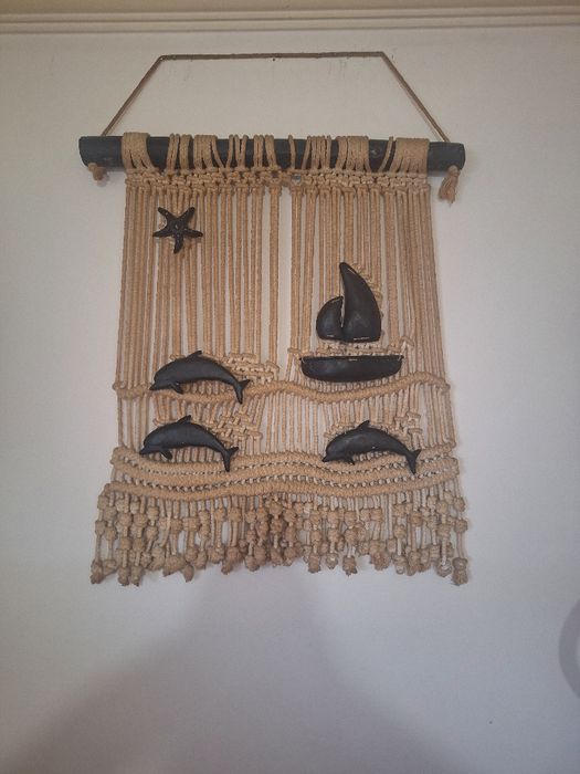 Painel de parede com alusao a um barco