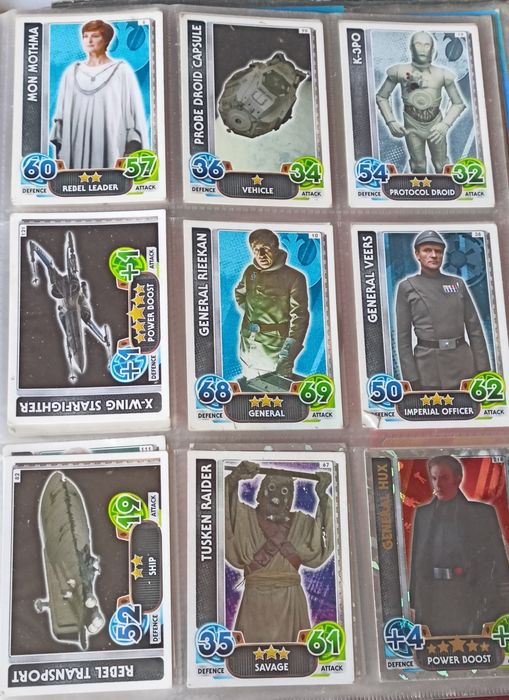 Karty star wars force attax  topps