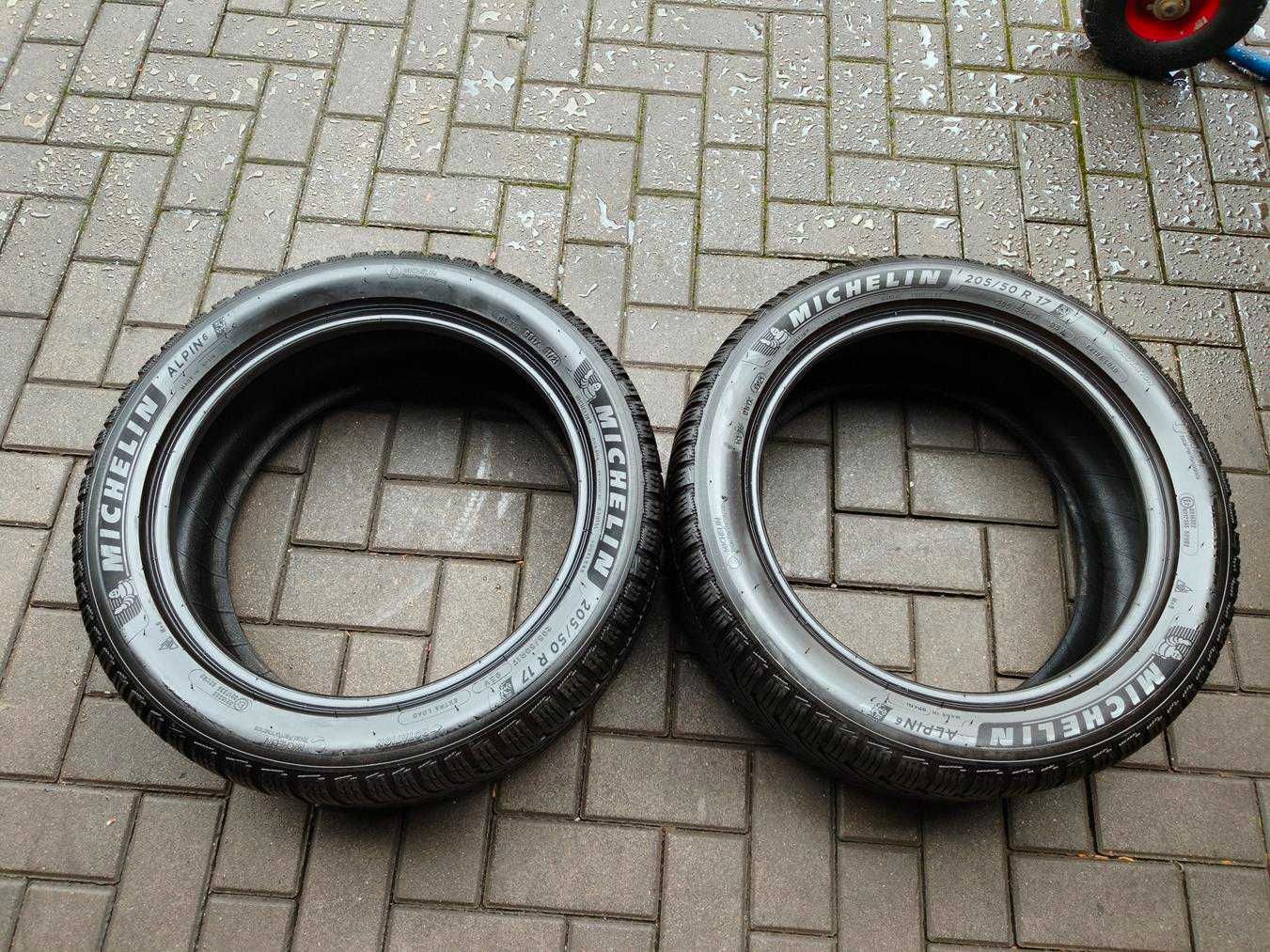 205/50 93V R17 MICHELIN Alpin 6 2021r Zimowe 5.5mm Opony 2szt