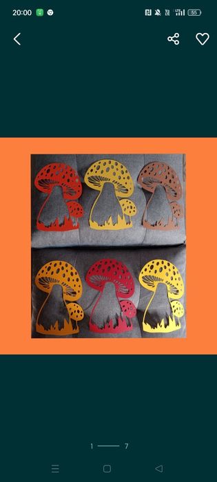 Wycinanki jesienne 6szt. (A4)