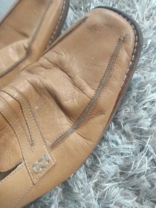 Mokasyny pantofle półbuty damskie camelowe r. 40