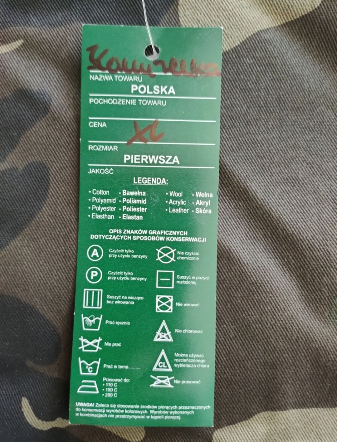 Kamizelka Kornaś moro wędkarska ocieplana XL + nerka