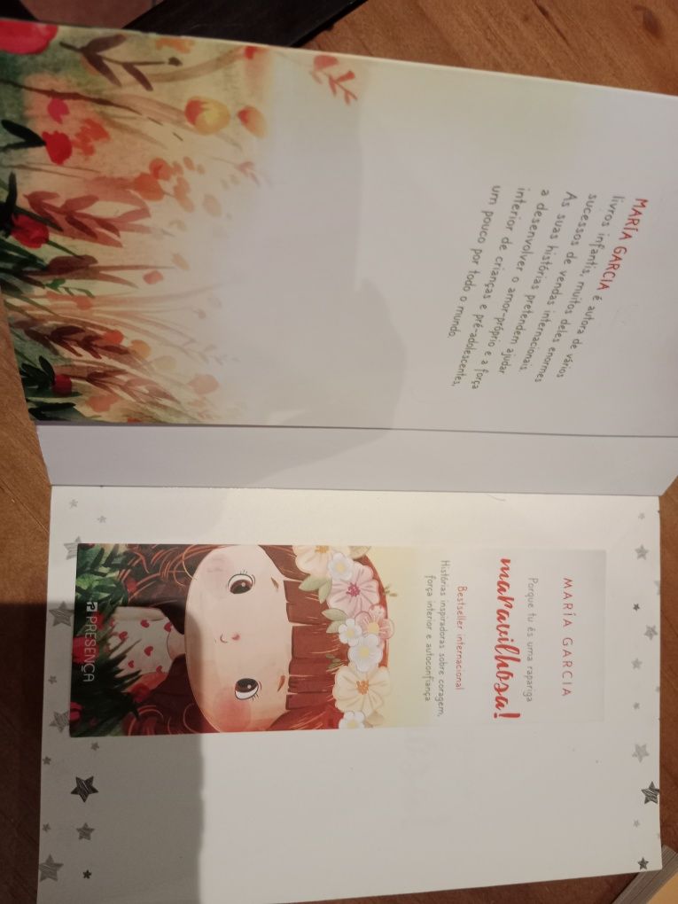 Livro "Porque tu és uma rapariga maravilhosa" de Maria Garcia