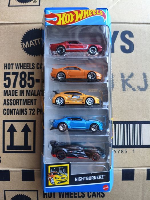 Nightburnerz Hot Wheels Pięciopak