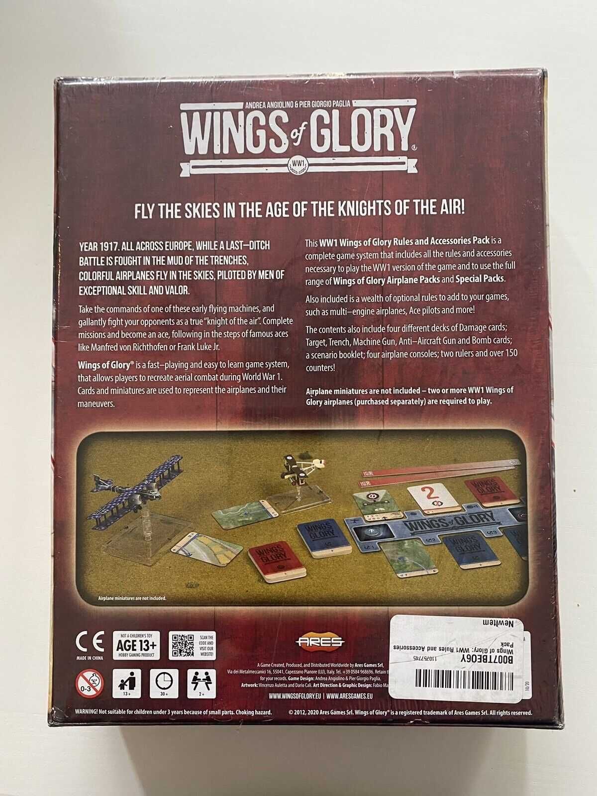 Wings of Glory WW1 Rules and Accessories Pack