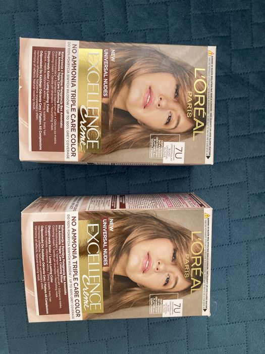 2 Farby do włosów Loreal Exellence 7U w cenie 1