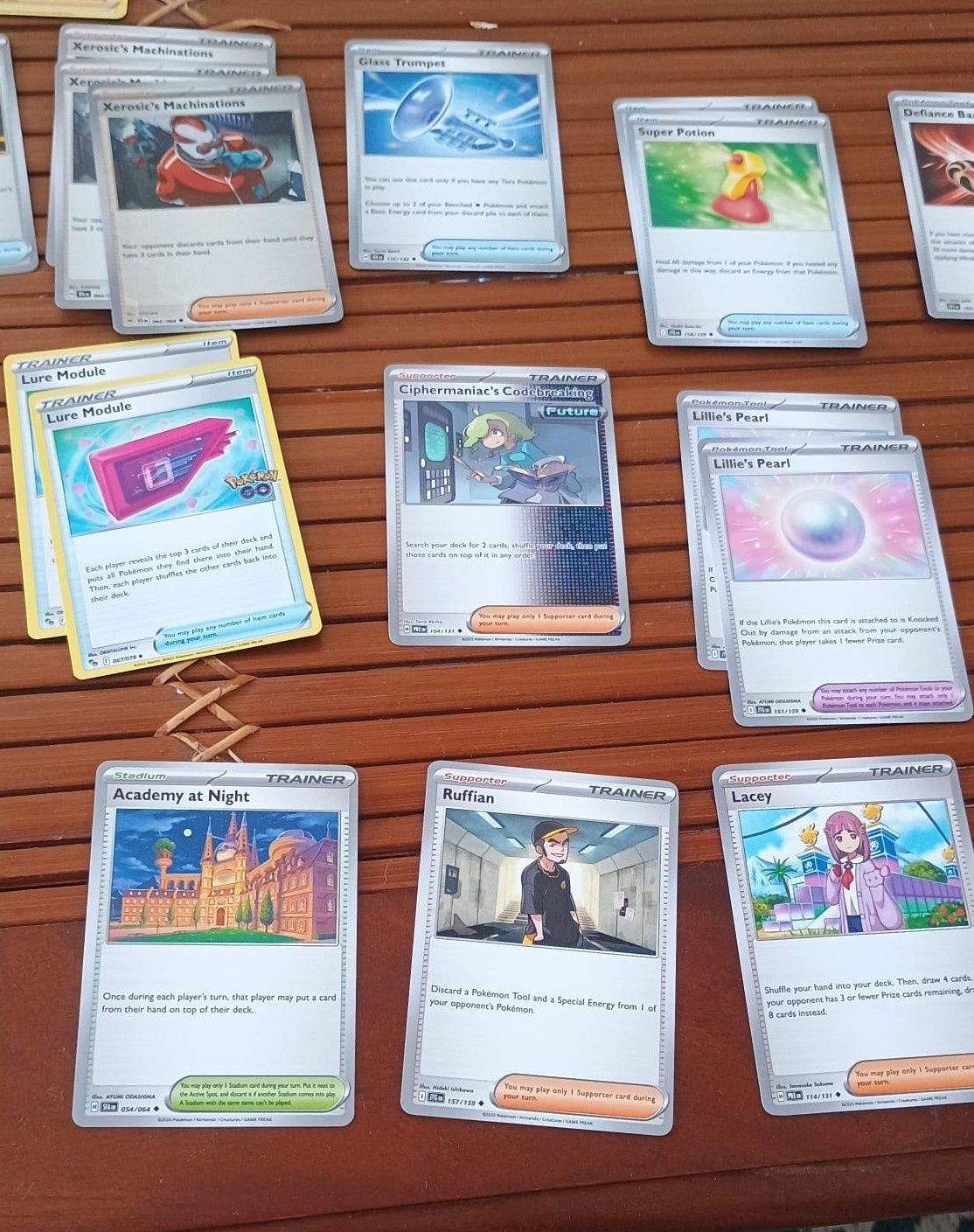 77 Cartas Pokemon - Trainers e Items (ENG)