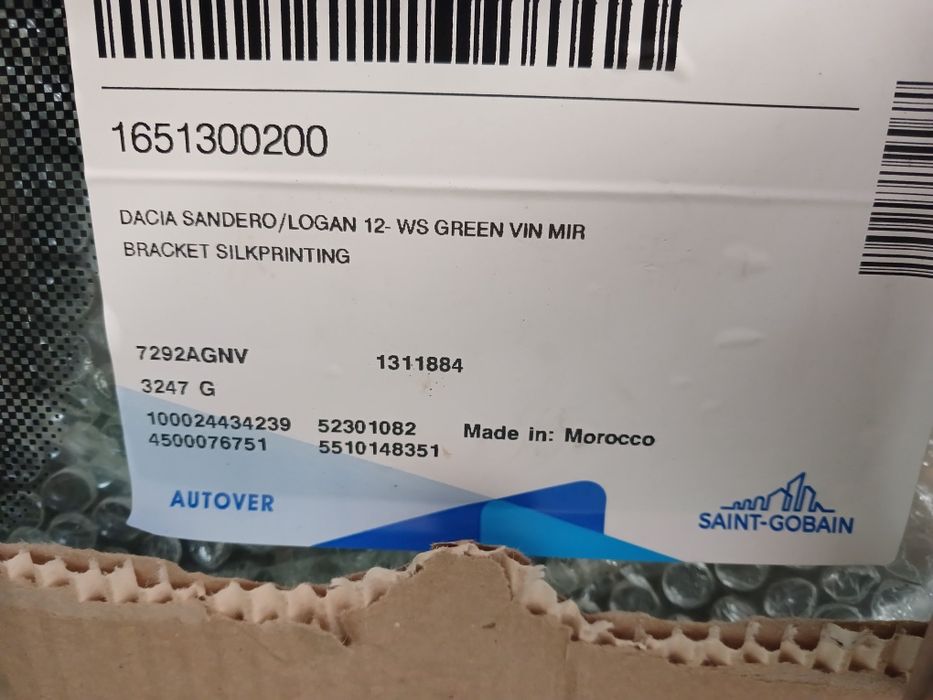 Лобове скло сандеро логан