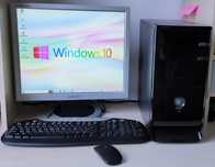 Komputer PC/Monitor/Klawiatura/Bezprzewodowa mysz/HDD 1000Gb/RAM 8Gb