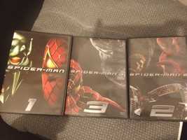 Spiderman 1,2,3 film dvd 5 płytek jako zestaw tanio