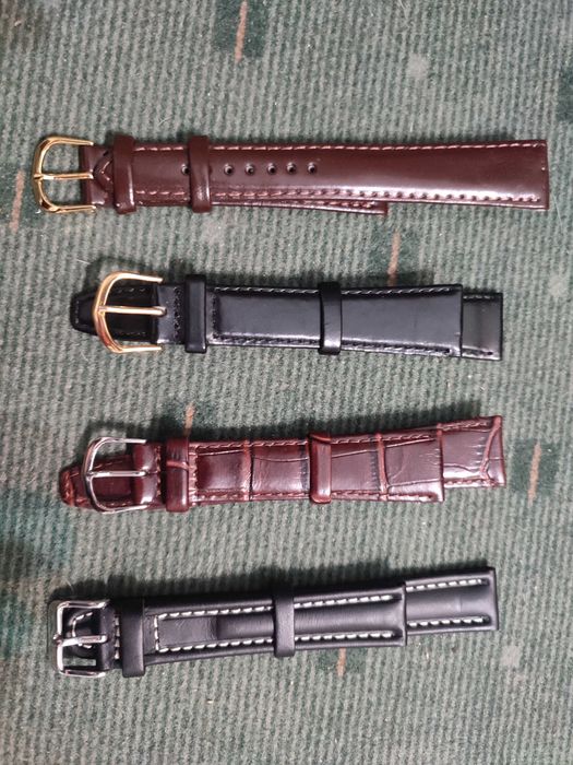 4 Braceletes de Relógio de Homem em couro