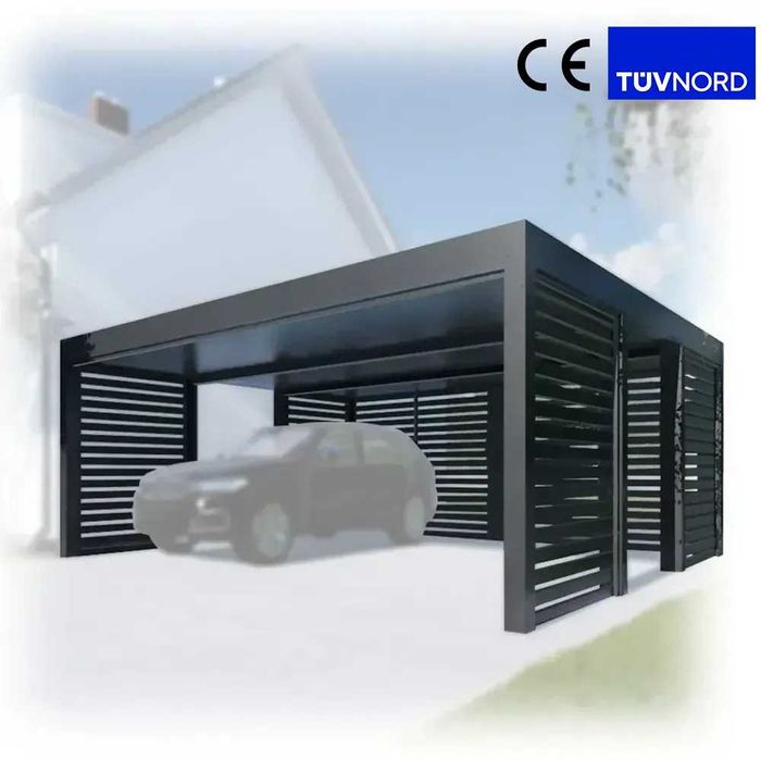 Carport 6x6 Stalowa Wiata Zadaszenie Altana Garażowa Samochodowa Metal