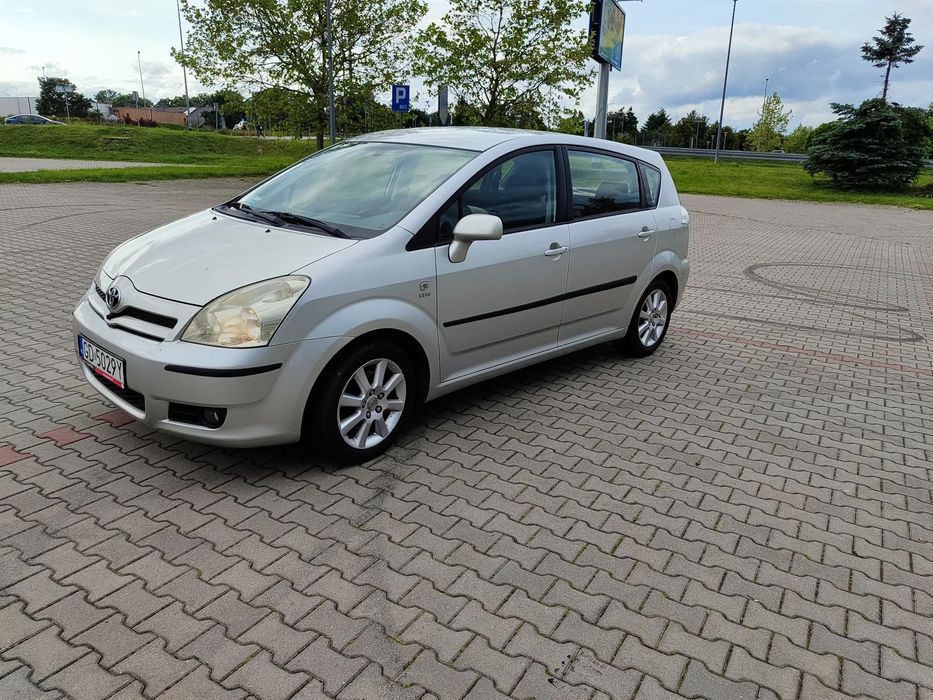 Toyota Corolla Verso Zadbana siedmiosobowa Toyota Corolla Verso.1,8 benzyna, niski przebieg