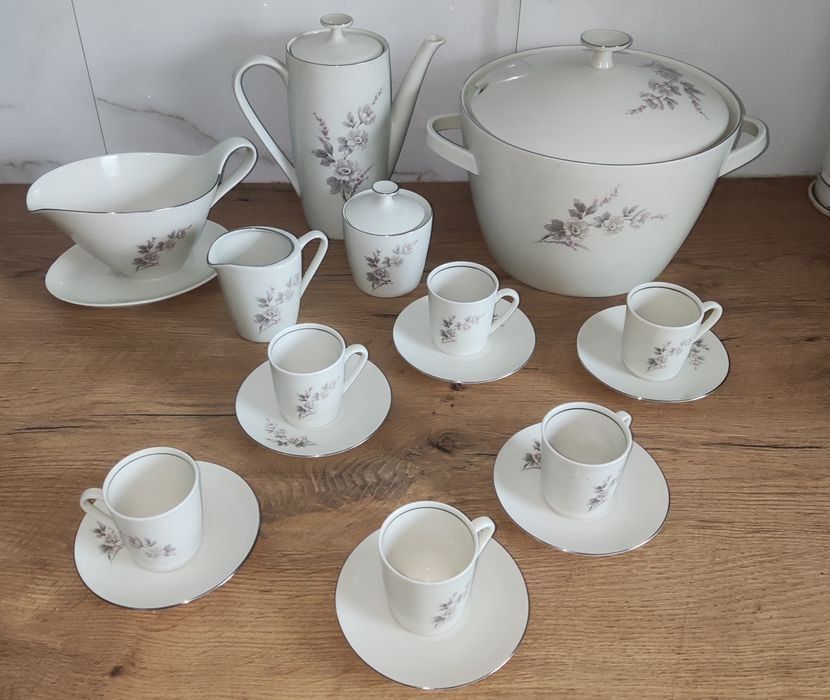 Serwis kawowy Bawarski Winterling Marktleuthen Vintage Retro