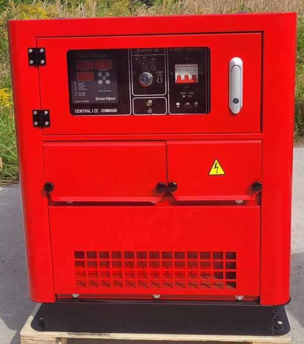 Agregat prądotwórczy 12.5KVa Diesel chłodzony cieczą odpalany z pilota