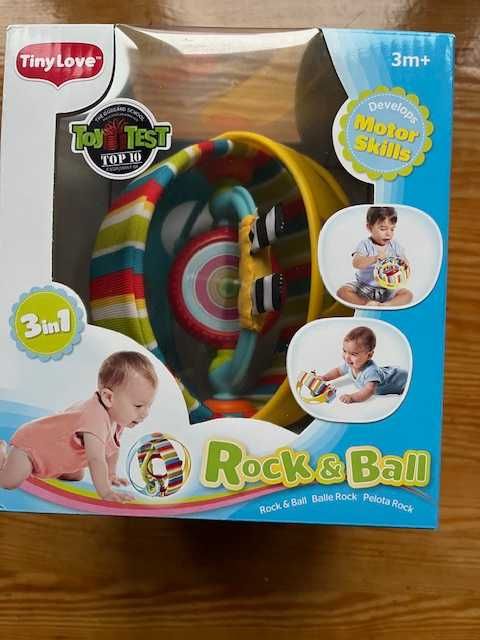 Rock n Ball 3w1 kula ruchoma ażurowa piłka składana TinyLove