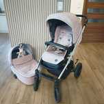 Wózek dla dziewczynki gondola + spacerówka Baby Design