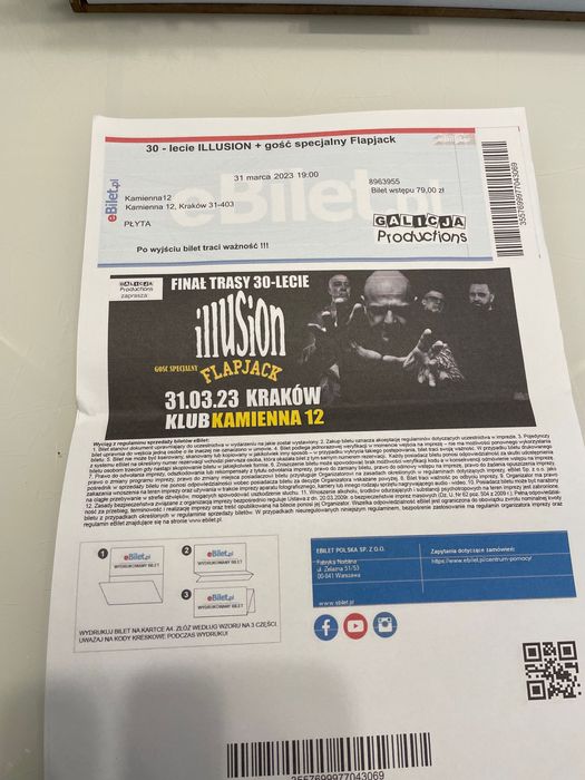 Bilet na koncert Illusion