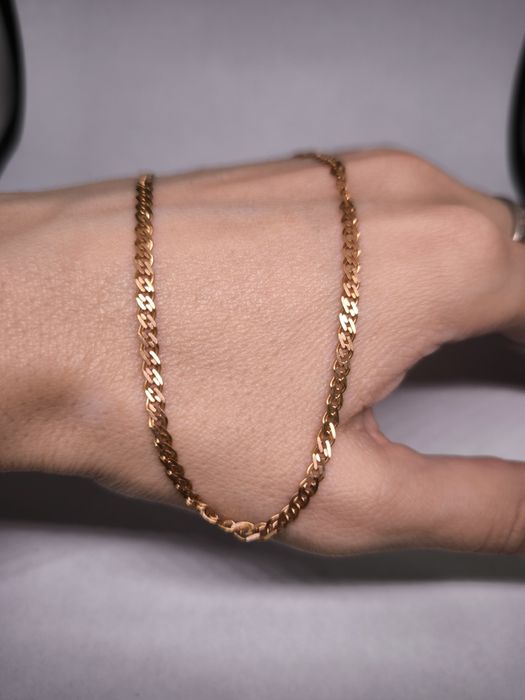 Цепочка золотая новая 61 см