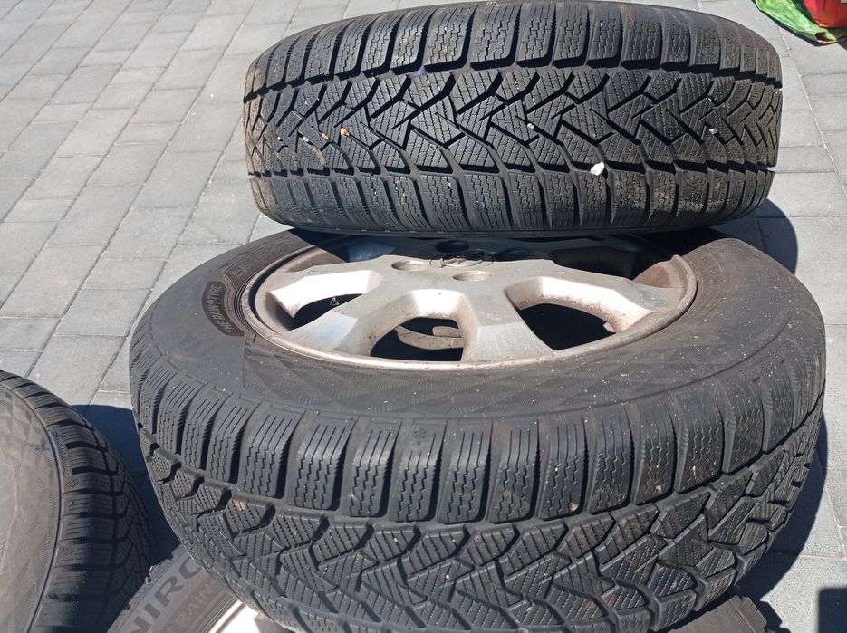Sprzedam op zimowe 15 z alufelgami