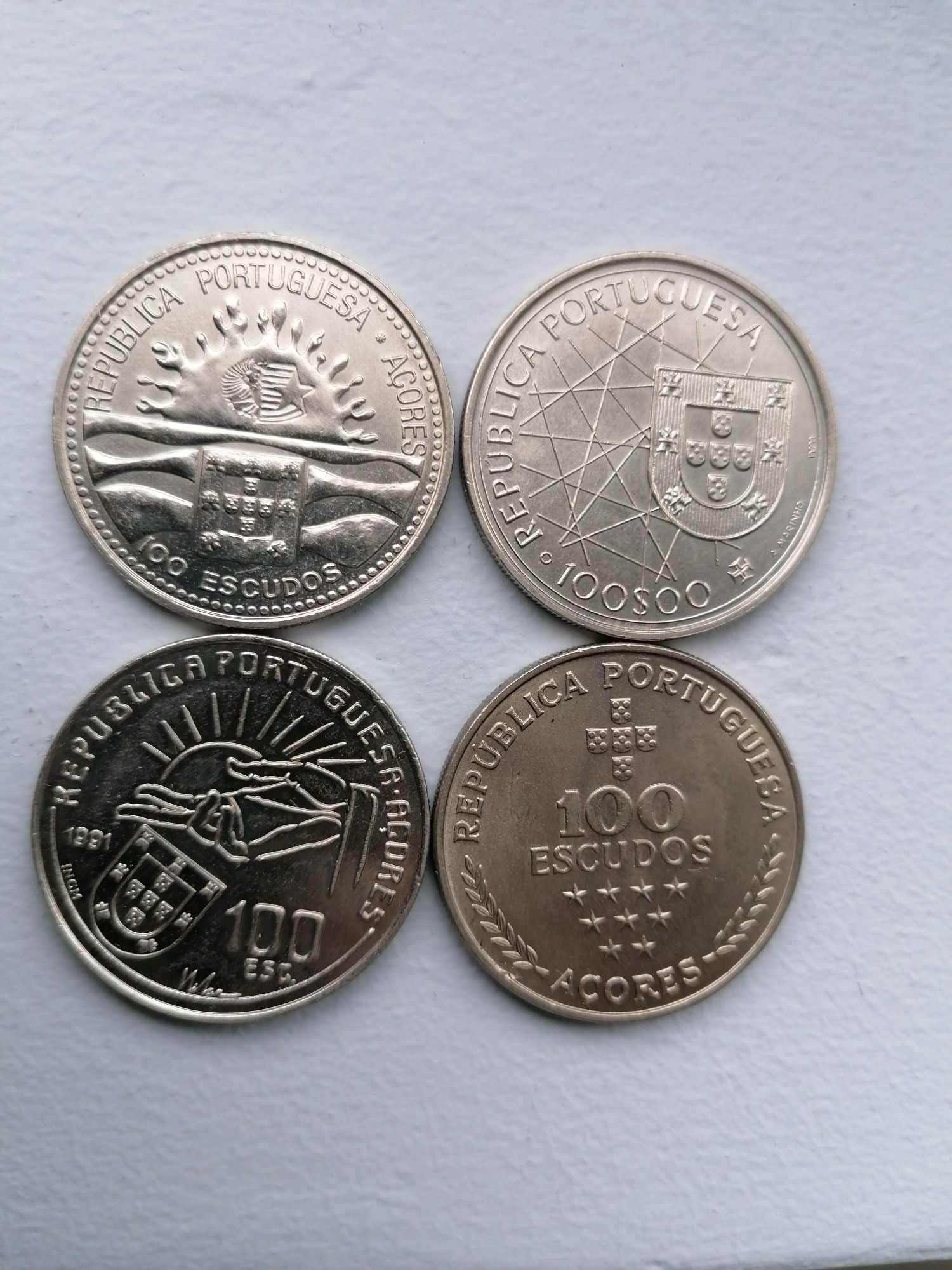 4 moedas dos Açores