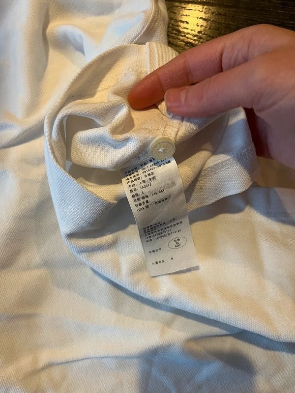 Abercrombie & Fitch biała koszulka polo polówka