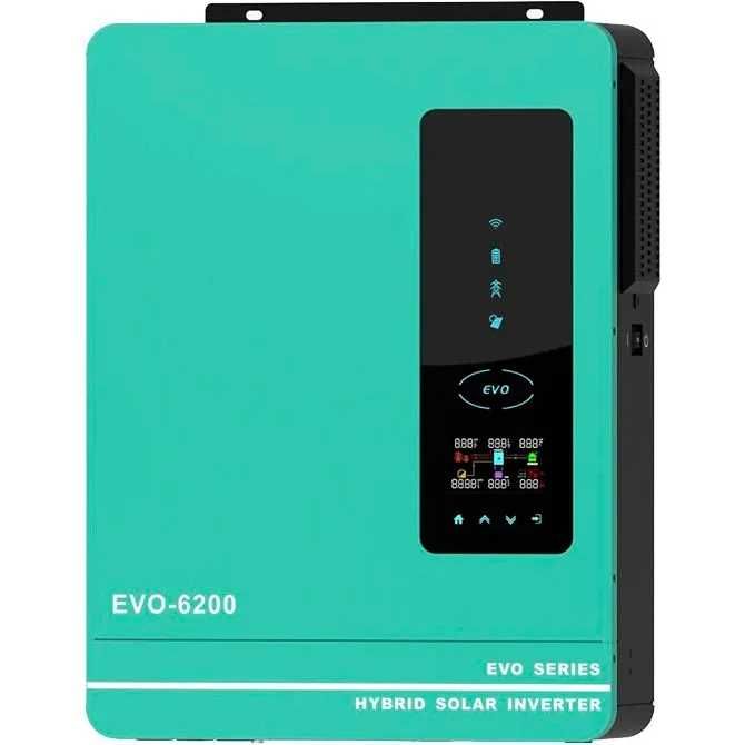Гібридний сонячний Інвертор ANERN SCI-EVO-6200 6кВт чистий синус