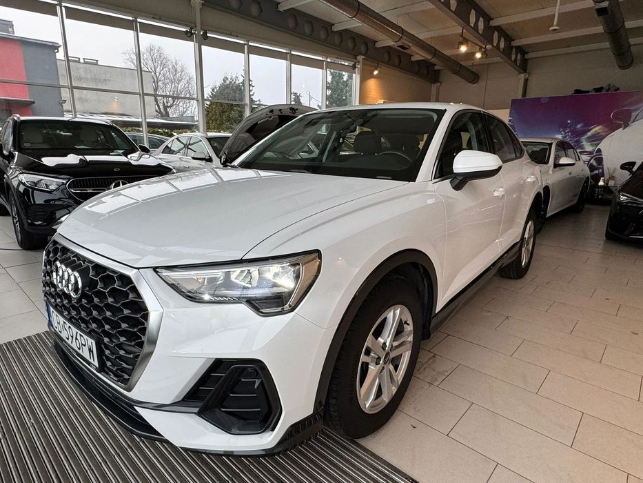 Audi Q3 Sportback Salon Polska Sportback bogaty dwukolorowy Coupe SUV