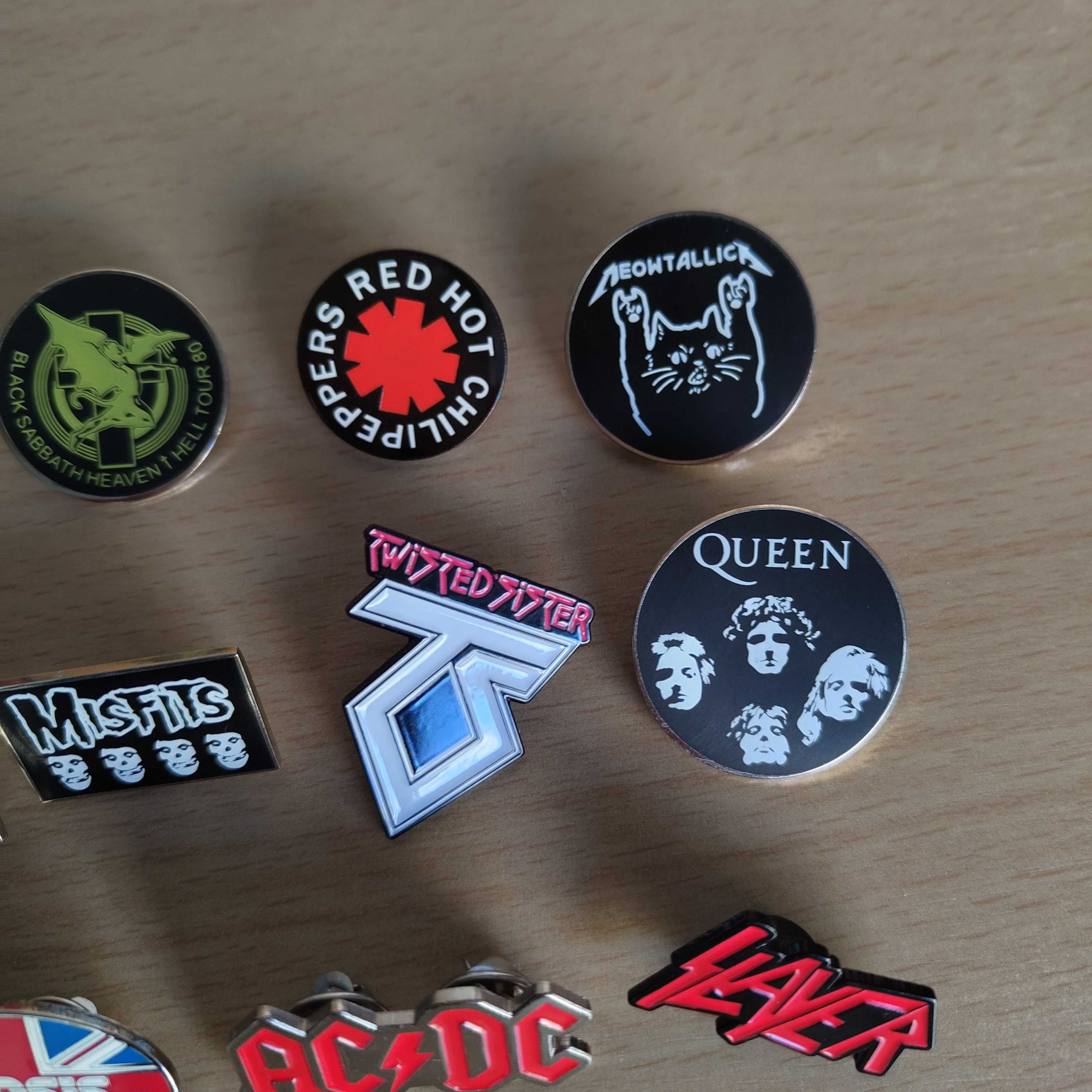 Pins Bandas de Rock Metal Musica