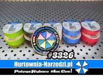 Taśma izolacyjna kolorowa 19mm x 0,13mm x 10m - zestaw 10 sztuk