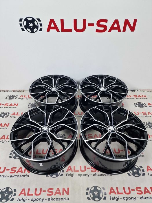 Nowe alufelgi SKODA 18" 5x112 KaroQ KodiaQ Octavia SuperB-Czarne