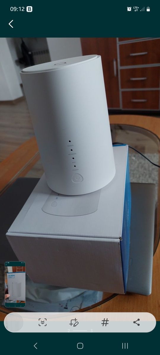 Router Alcatel link hub LTE cat 7