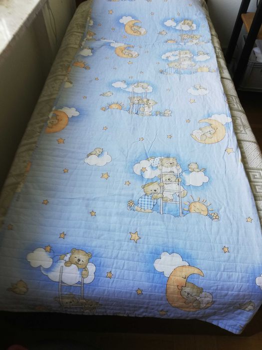 Narzuta na łóżko dla dzieci - misie , 140x200 Produkt polski.