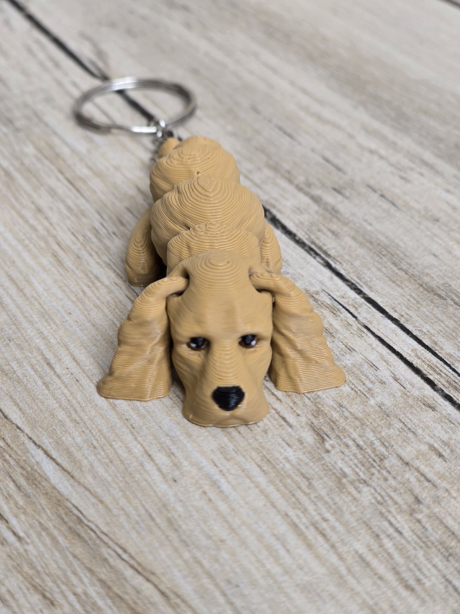 Piesek Cocker Spaniel Brelok 3d - Brelok Druk3d fidget Keychain