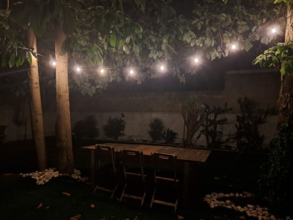 Grinalda de exterior com 10 lâmpadas