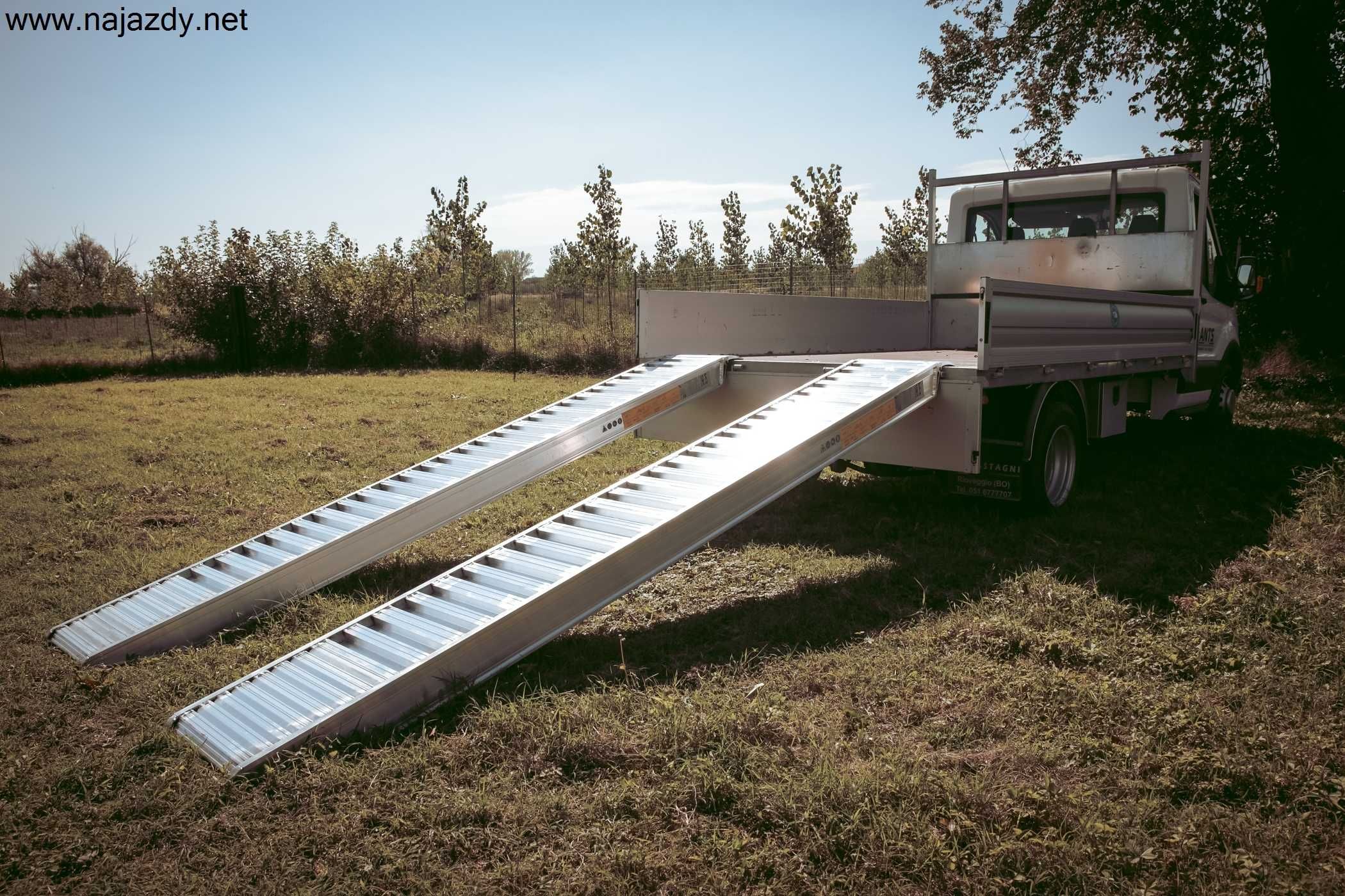 Najazdy Aluminiowe 4m 4100kg /Włoskie/ Tax Free