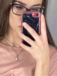 Case etui iPhone 7 8 SE 2020 marmurkowe marble z pływającym brokatem