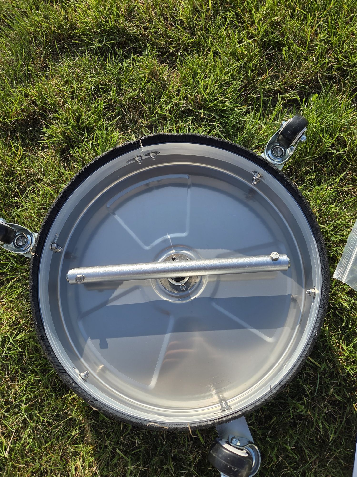 Talerz 15" 38cm do mycia kostki + adapter Szczotka/Tracer/Mosmatic