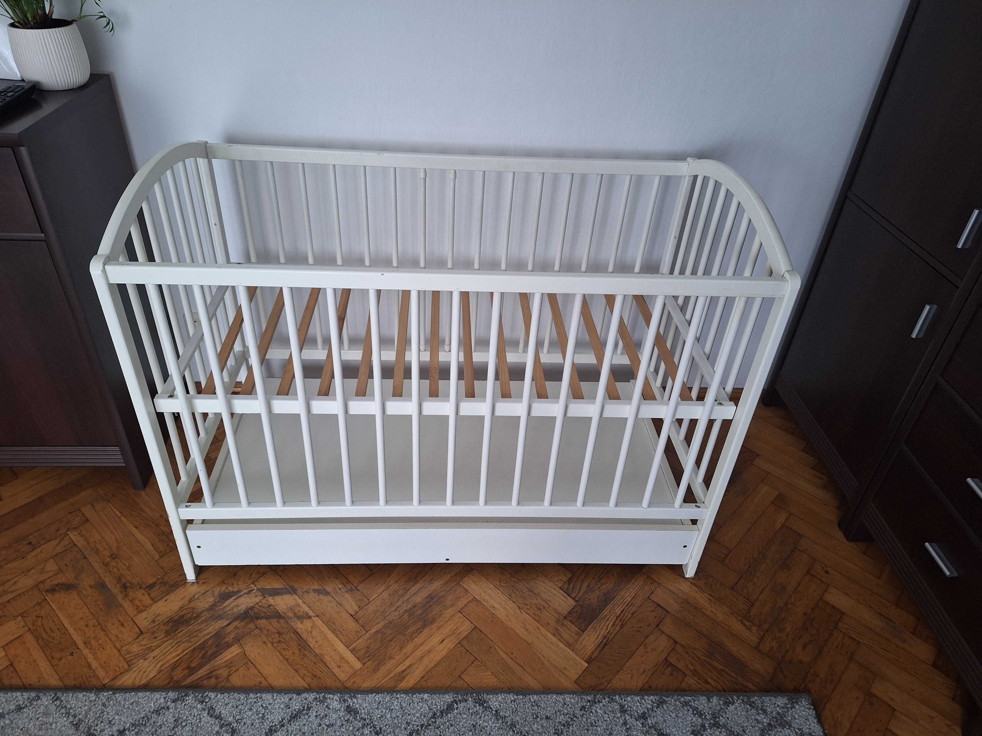Drewex łóżko niemowlęce z szufladą  120x60