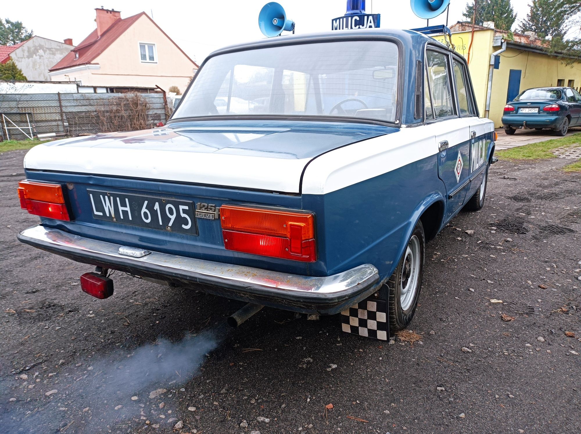 Fiat 125p milicja zamiana