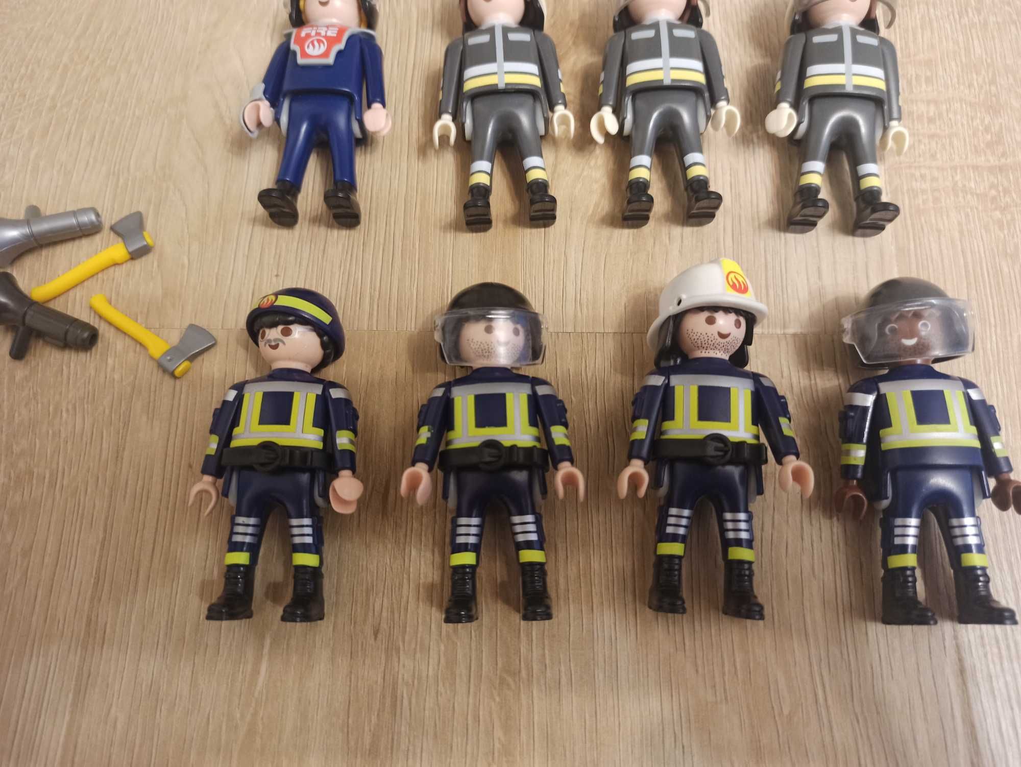 Figurki ludziki Playmobil strażacy 8 sztuk