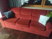 Kanapa sofa komplet 3 i 1 osobowa zestaw 3 sztuki