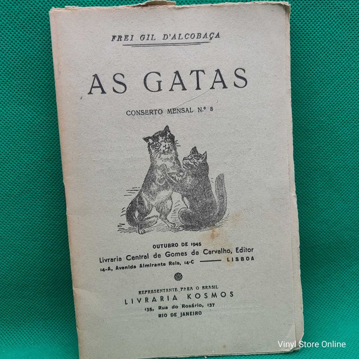 Livro - As Gatas - Frei Gil D'Alcobaça - Ref-PAR4