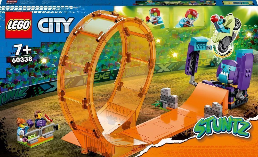 LEGO City Kaskaderska pętla i szympans demolka 60338. LEGO