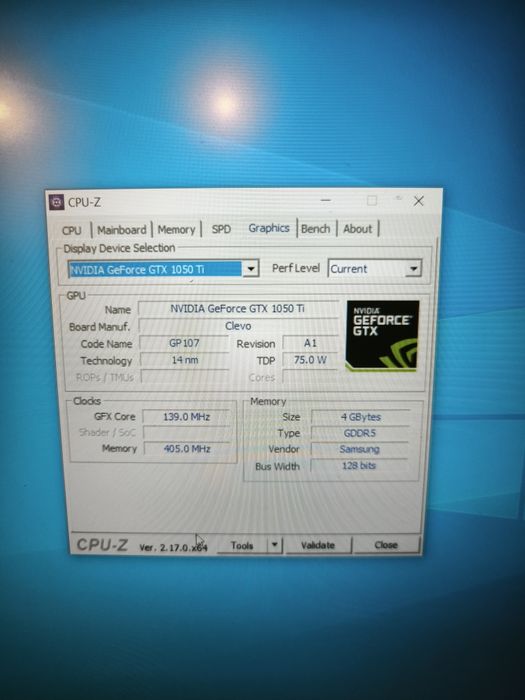 Laptop do gier Clevo N850HK1 i5-7300HQ 12gb DDR4 GeForce GTX1050Ti