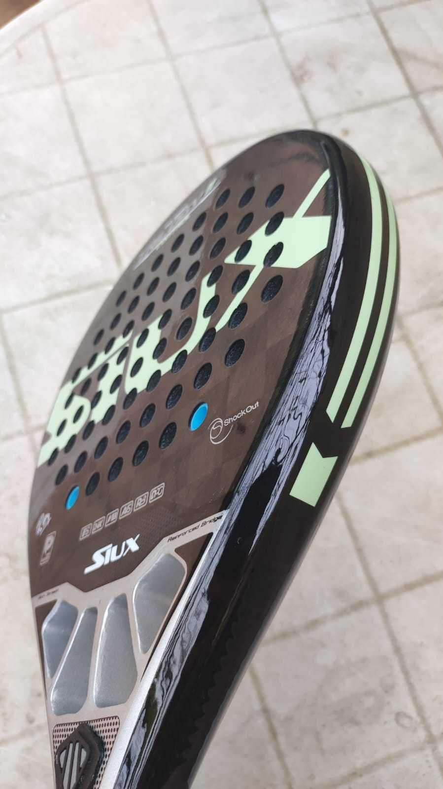 Padel Racket Siux Trilogy II Control 24k Patty