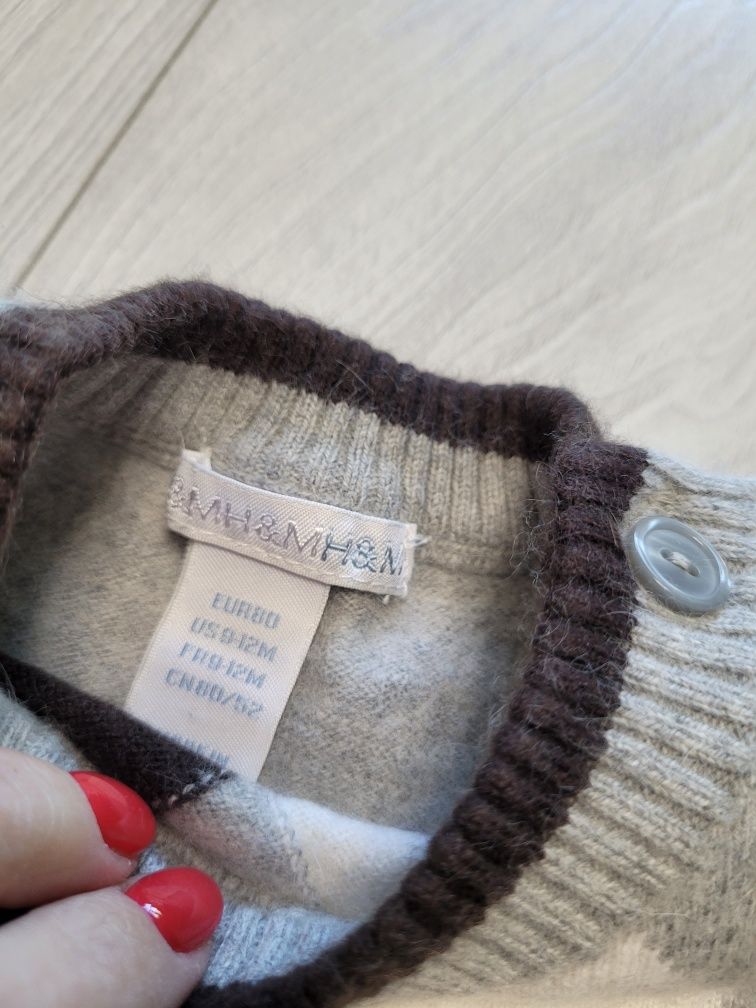 Sweter sweterek okazjonalny r. 80