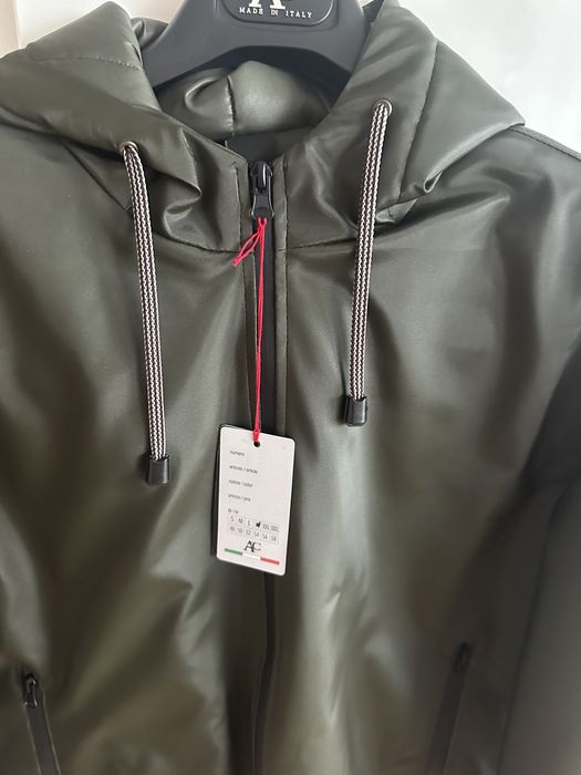 Kurtka męska bomberka włoska khaki XL