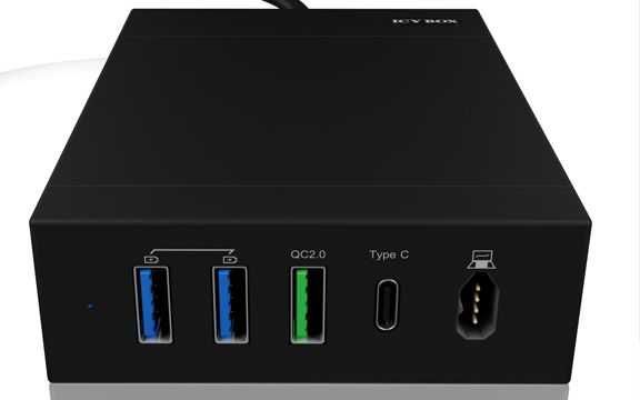 Zasilacz uniwersalny 65W laptopy, smartfony i inne (szybkie ładowanie)